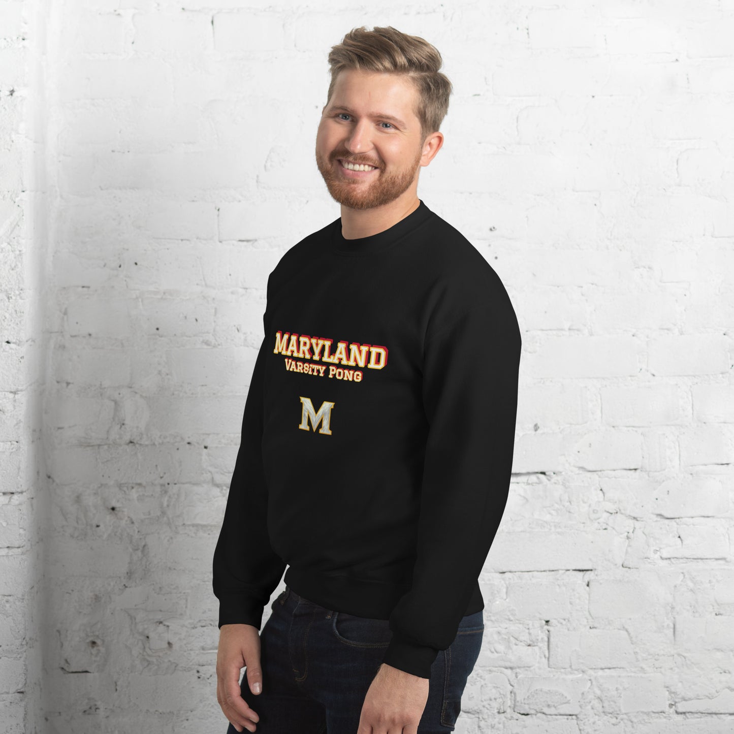 University of Maryland Varsity Pong Team Unisex Sweatshirt