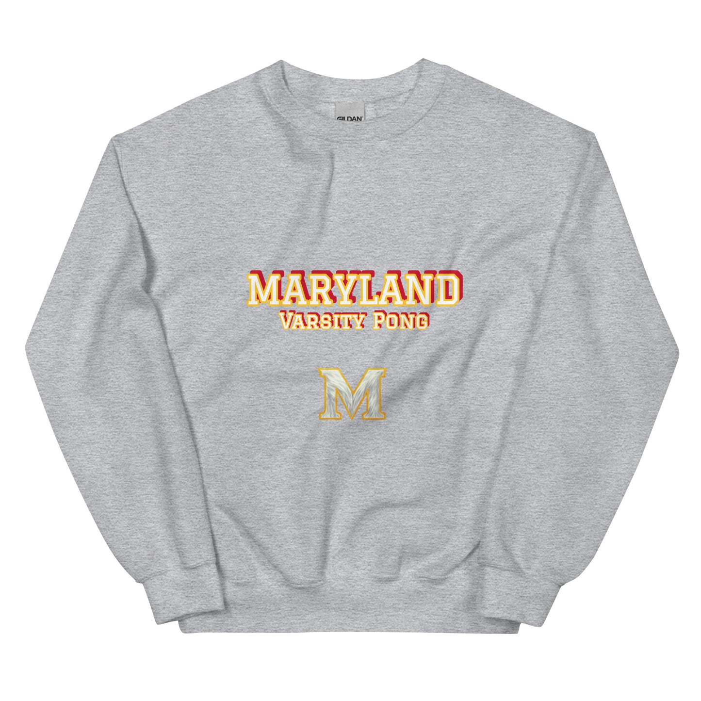 University of Maryland Varsity Pong Team Unisex Sweatshirt