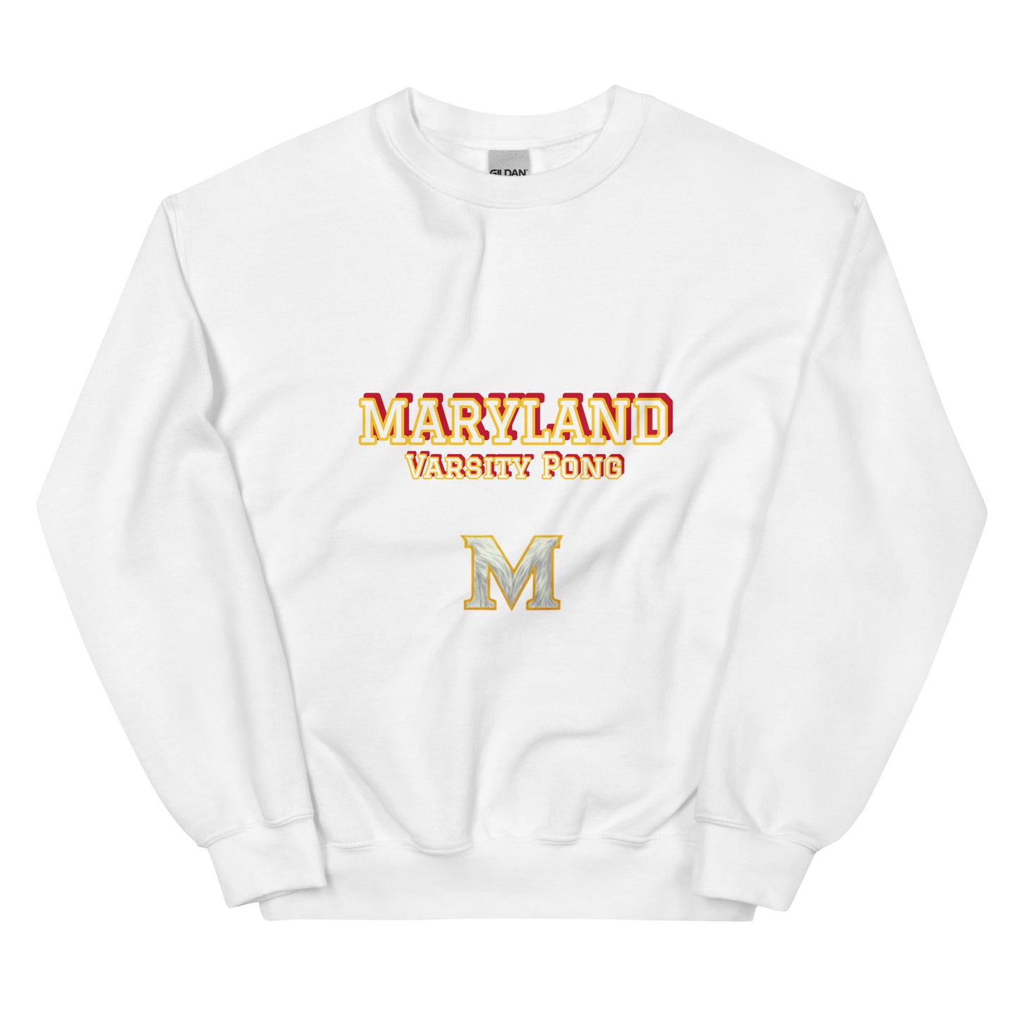 University of Maryland Varsity Pong Team Unisex Sweatshirt