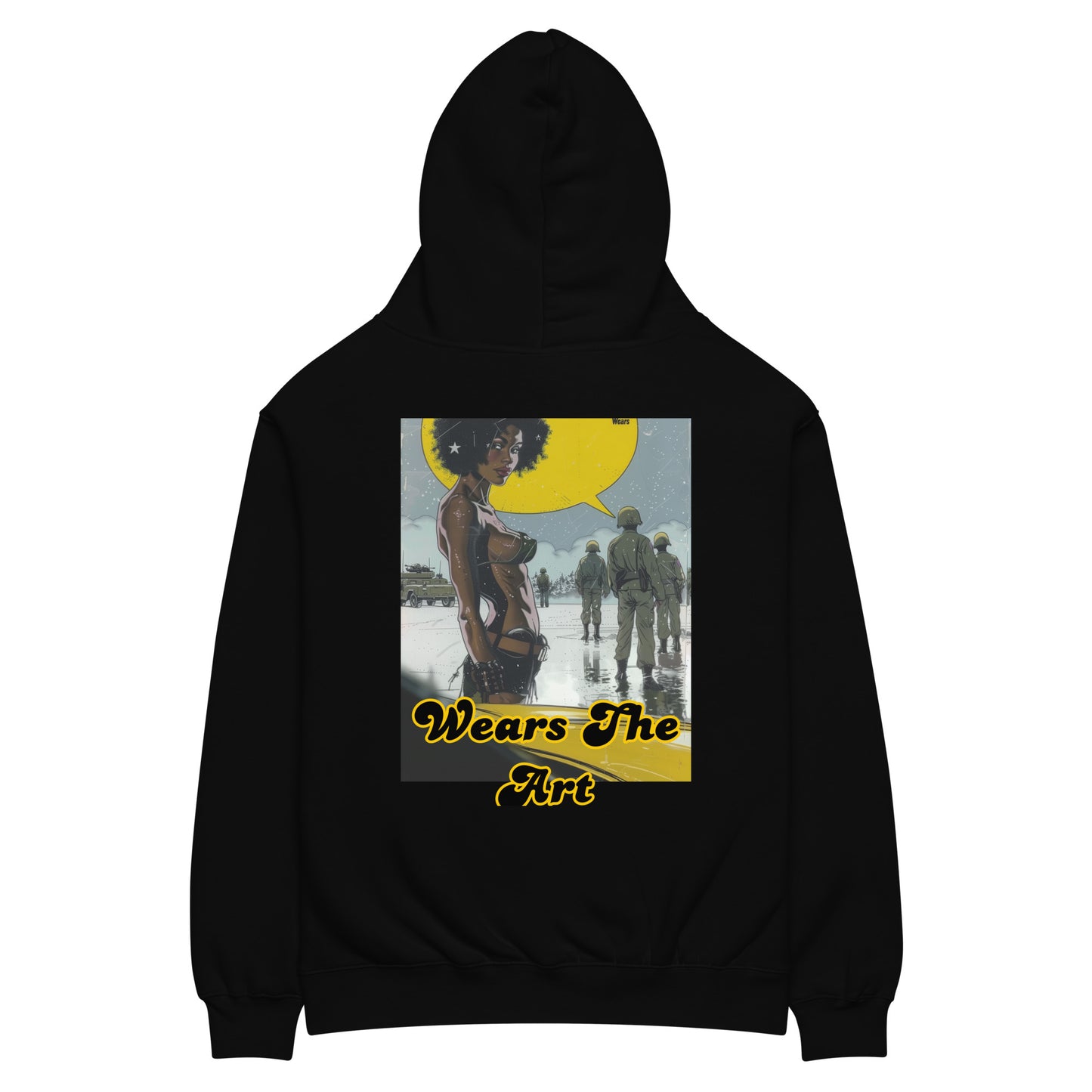"Muse of Valor" Unisex oversized hoodie