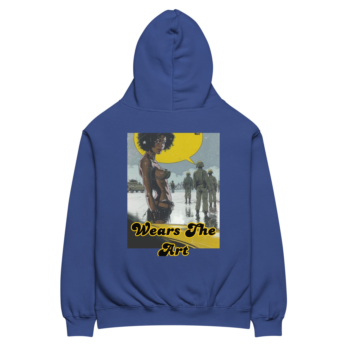 "Muse of Valor" Unisex oversized hoodie