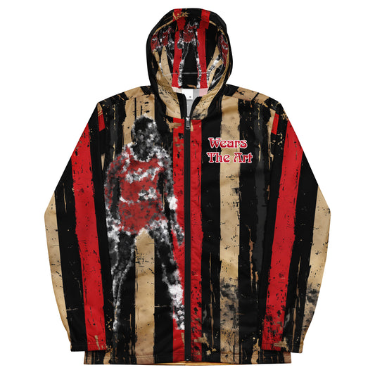 "Michael Jordan Rookie 84-85 Cubism" Men’s windbreaker
