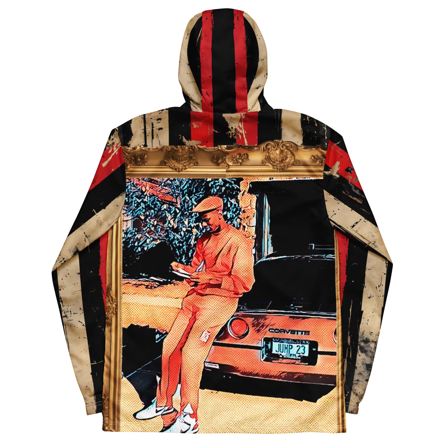 "Michael Jordan Rookie 84-85 Cubism" Men’s windbreaker