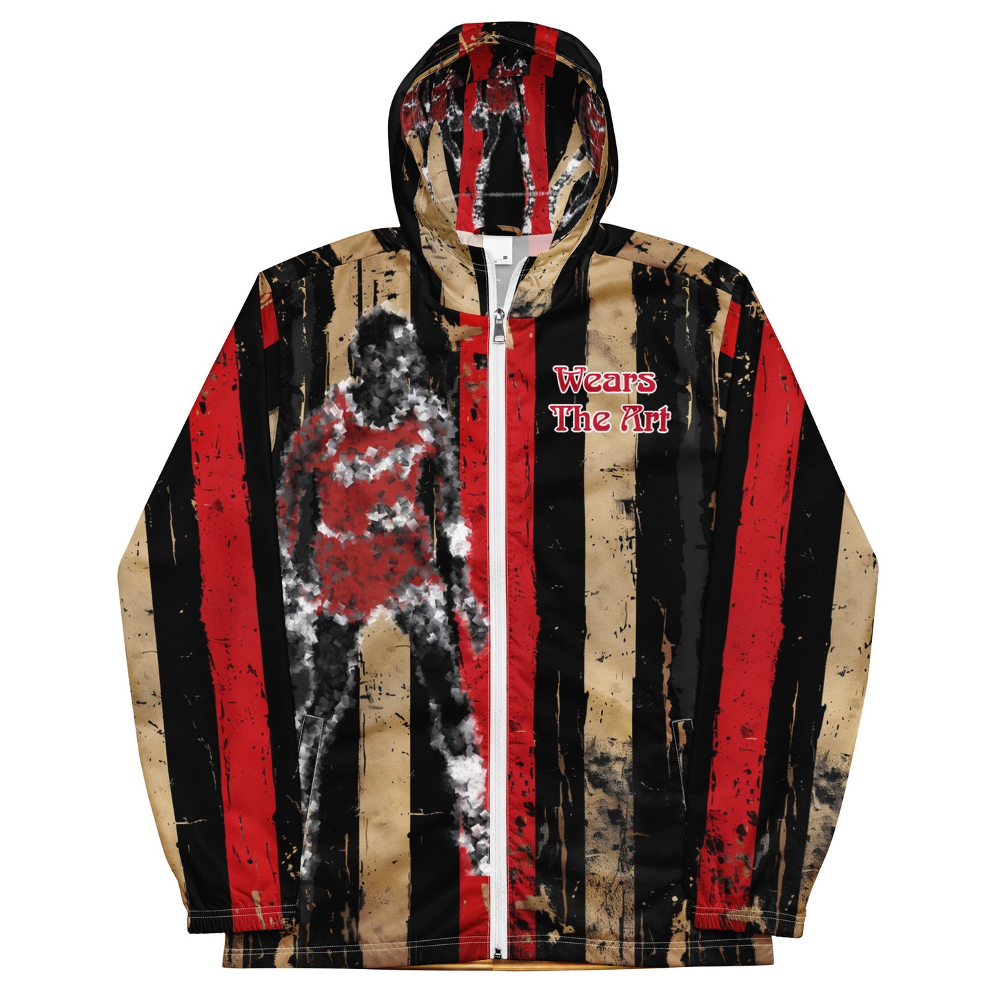"Michael Jordan Rookie 84-85 Cubism" Men’s windbreaker
