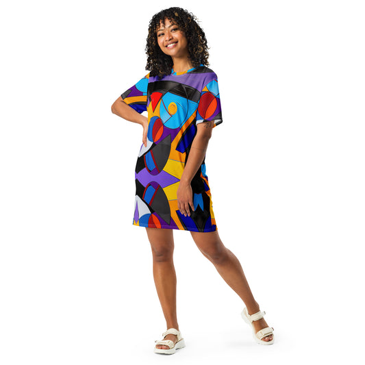 "Expressão" T-shirt dress