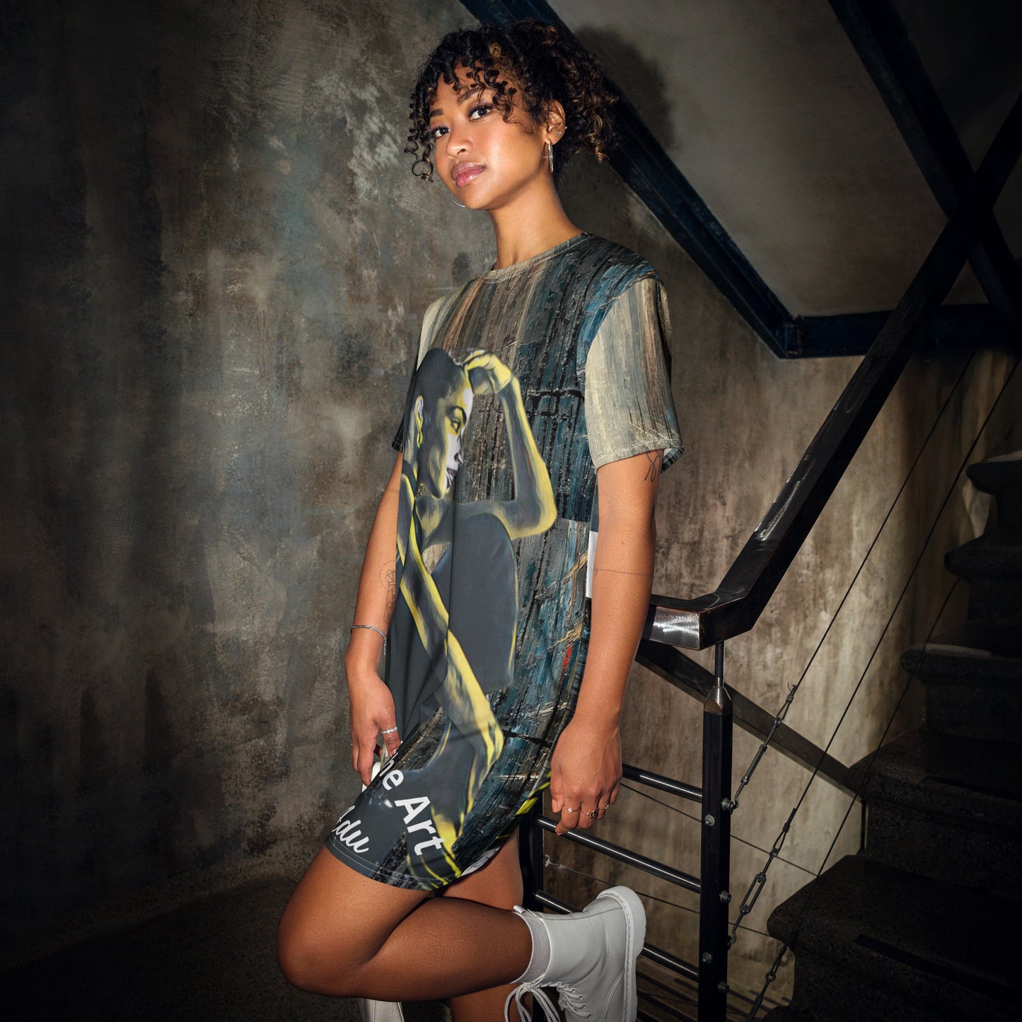 "Wears The Art: Sade" T-shirt dress