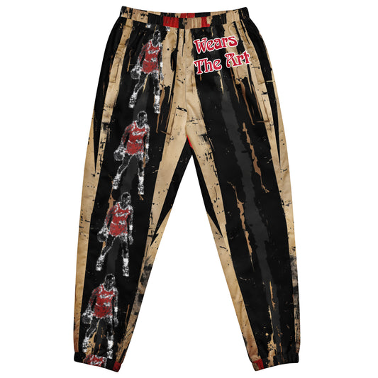 "Michael Jordan Rookie 84-85 Cubism" Unisex track pants