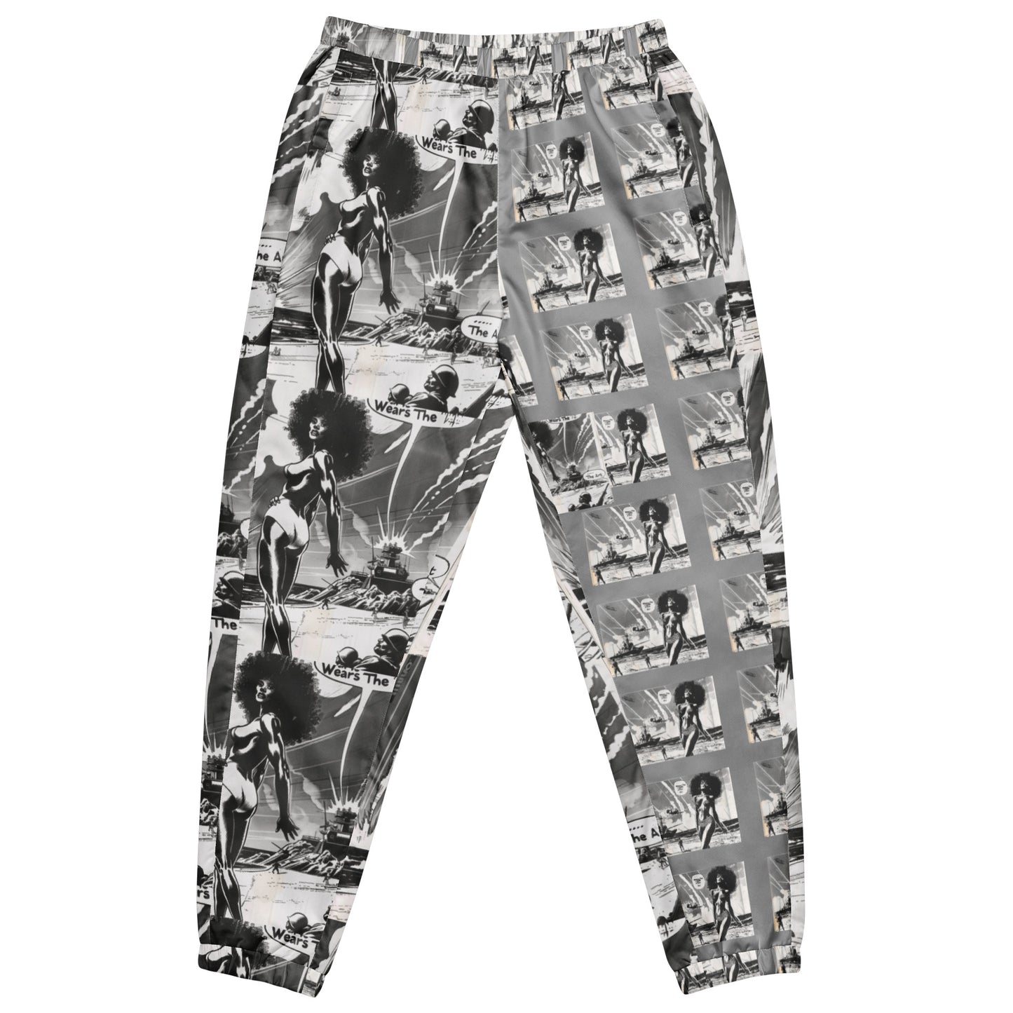 "Echoes of War" Unisex track pants Grey