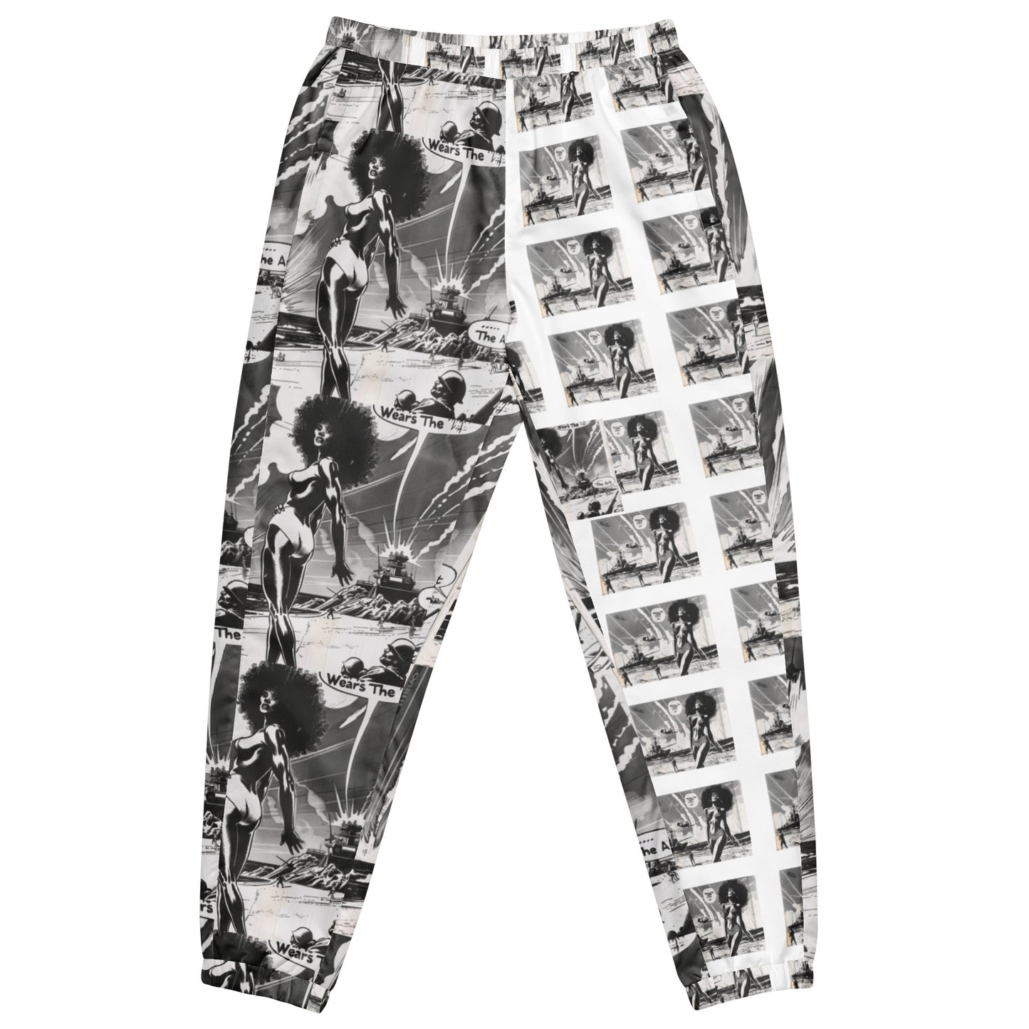 "Echoes of War" Unisex track pants Grey