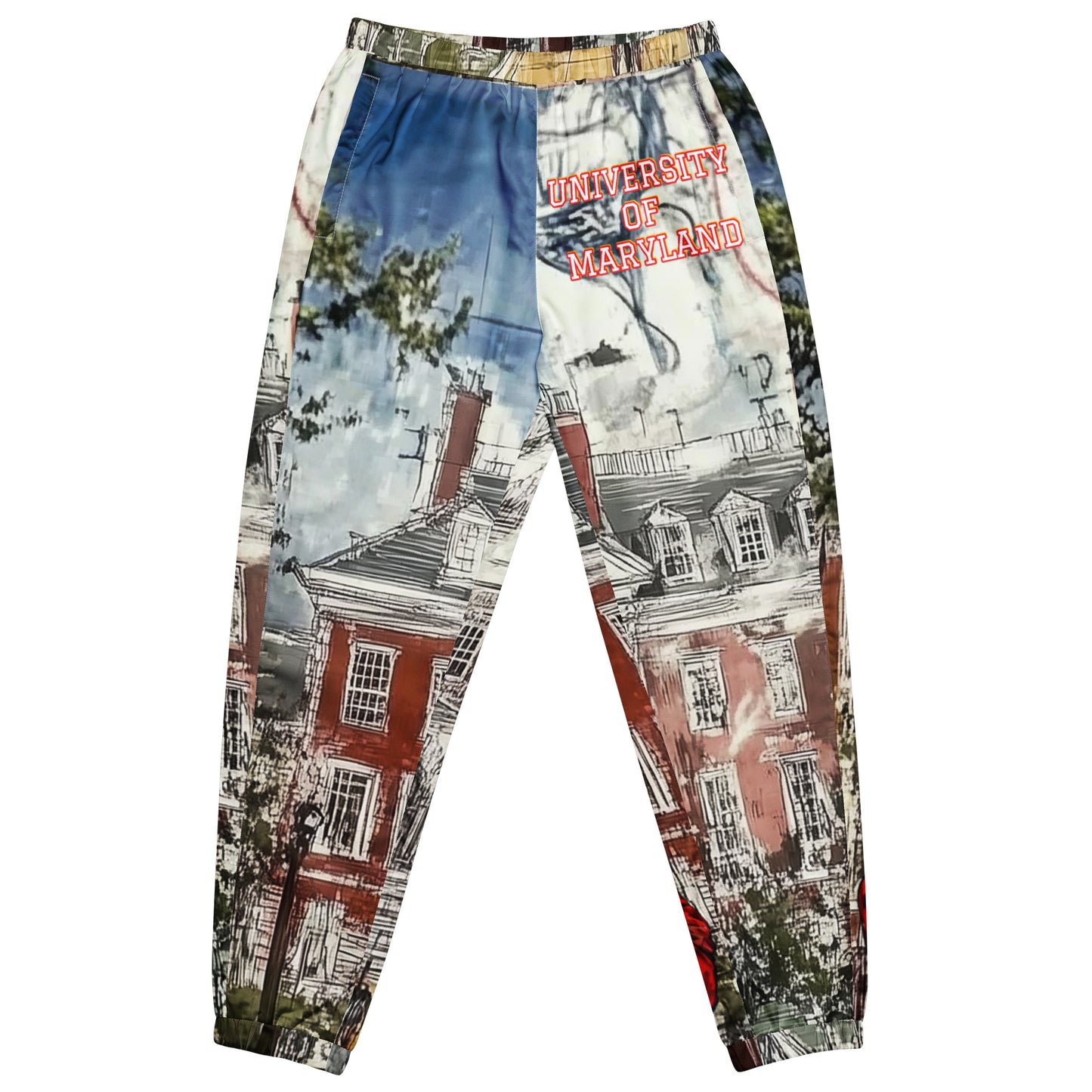 Maryland Mckeldin Library Unisex track pants
