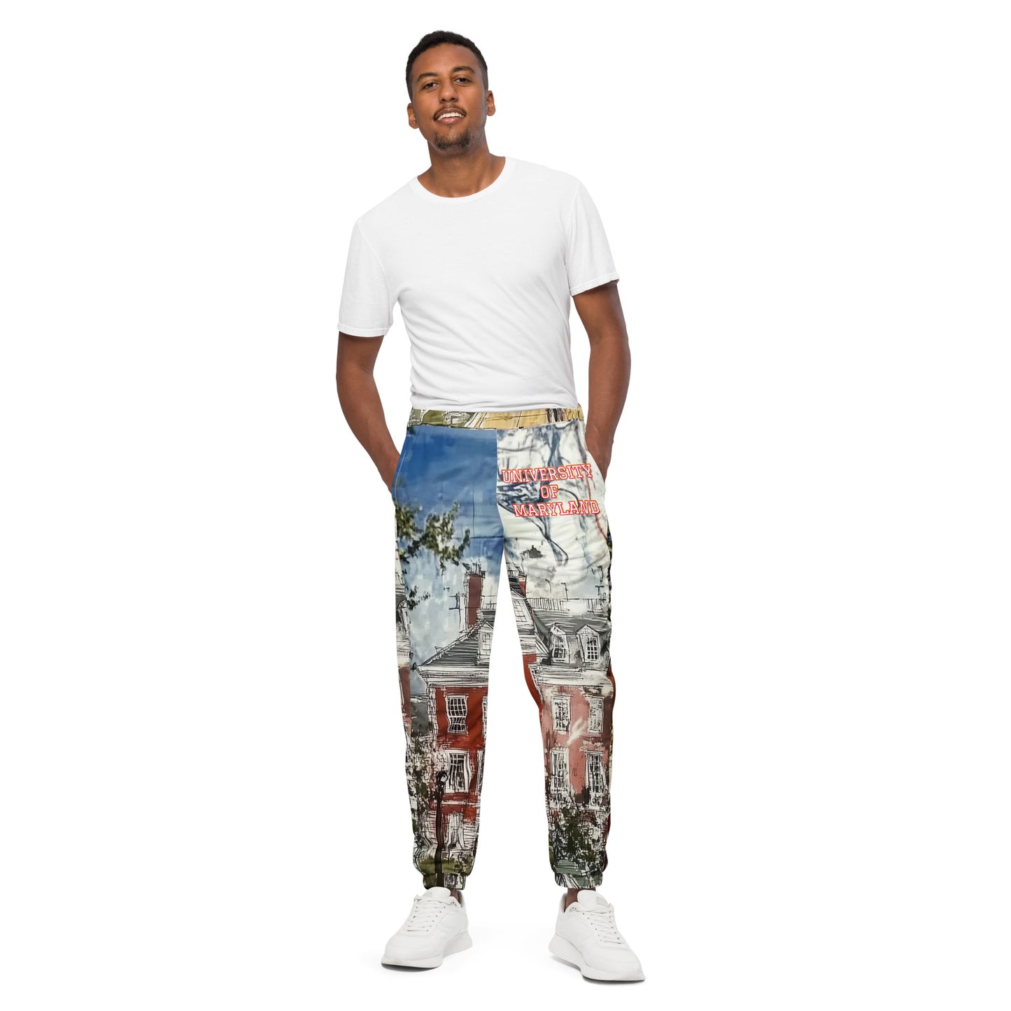 Maryland Mckeldin Library Unisex track pants