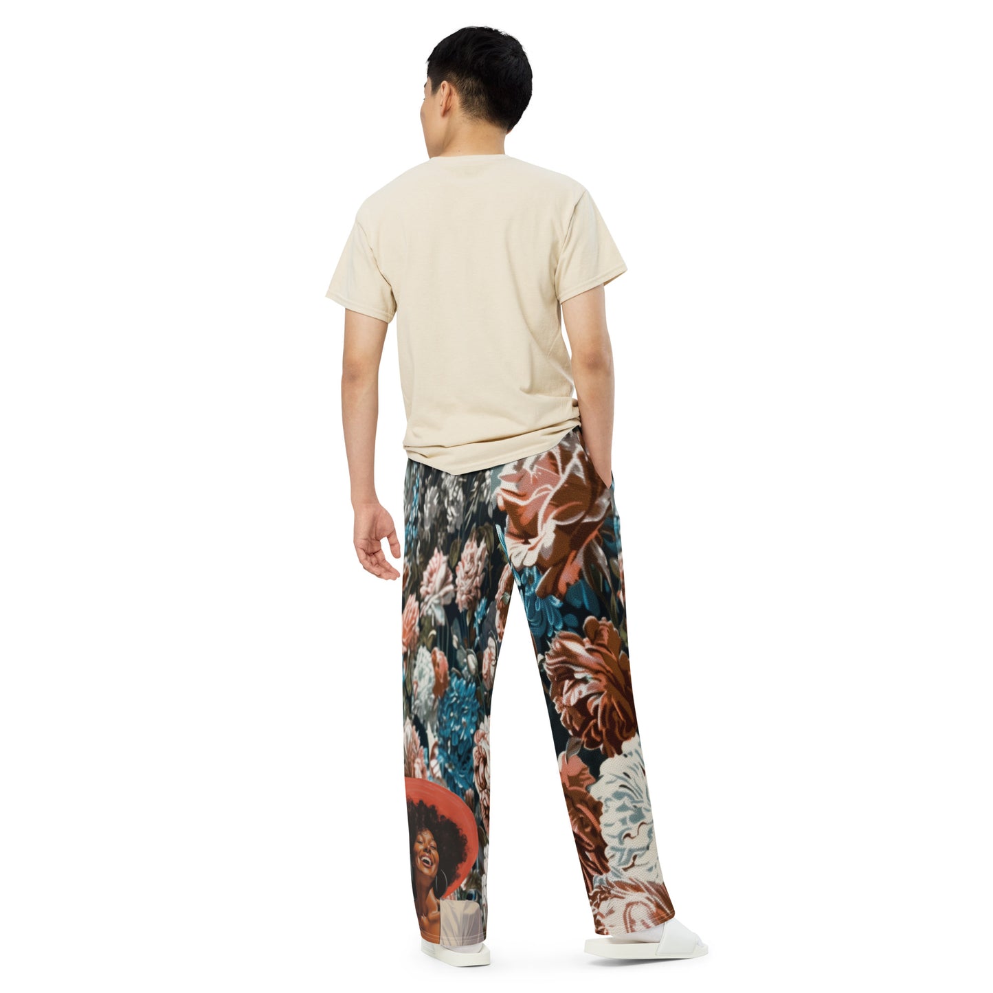 "Pilar" unisex wide-leg pants