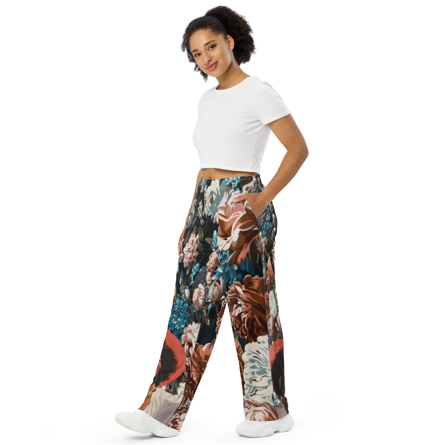 "Pilar" unisex wide-leg pants