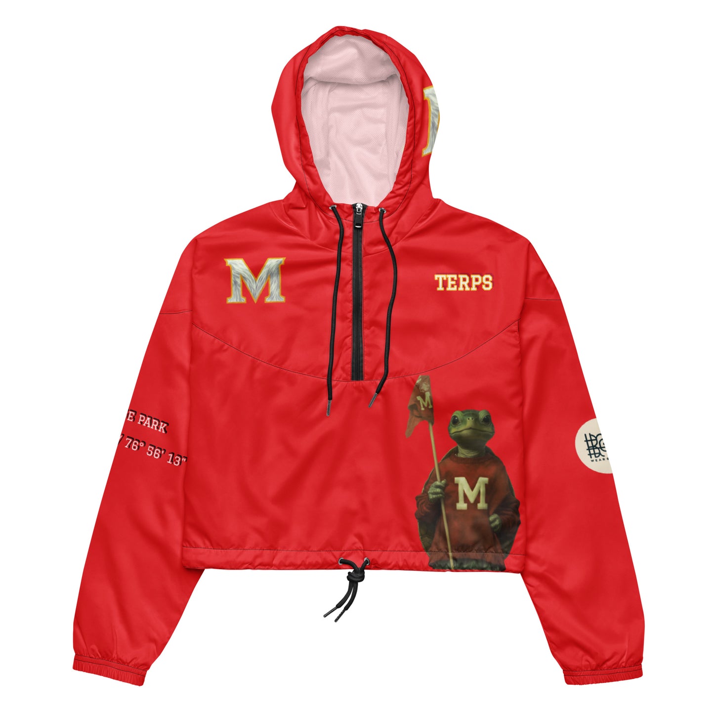 Wears The Art X Testudo Victory Women’s cropped windbreaker