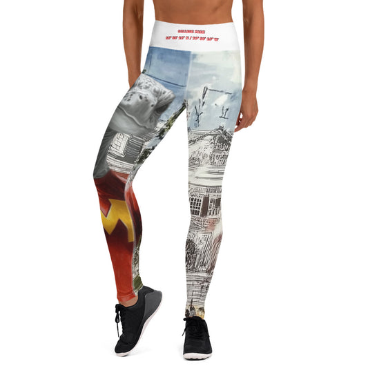 UMD College Park  Geo-Coordinates Yoga Leggings