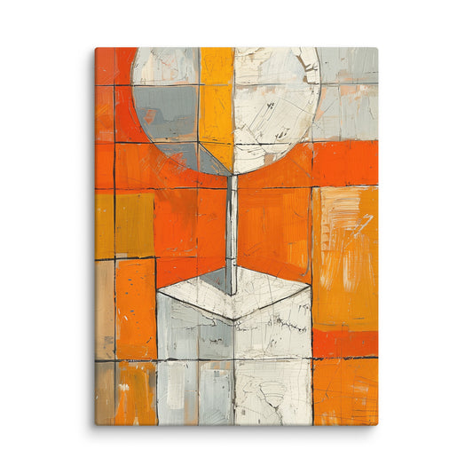 "Lunar Geometry" Canvas