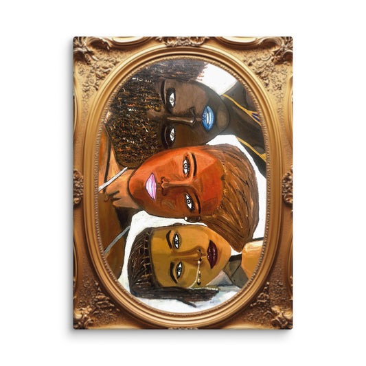 Triptych Ipixelverse frame-effect Canvas