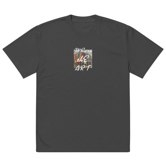 "Reunion" Oversized faded t-shirt
