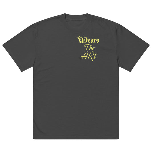 "Trap America Gothic" Oversized faded t-shirt