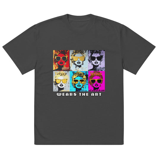 "Versace will never be the same" Oversized faded t-shirt
