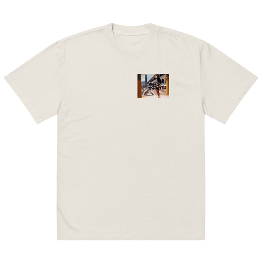 "The Dive"Oversized faded t-shirt