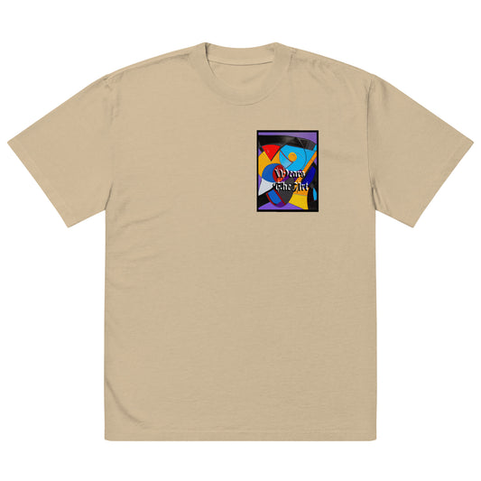 "Se Décomposer' Oversized faded t-shirt