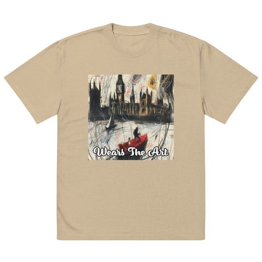 "Big Ben, London" Oversized faded t-shirt
