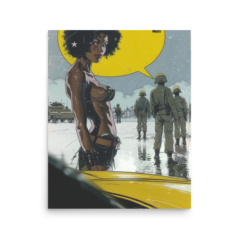 "Muse of Valor:2" Photo paper poster