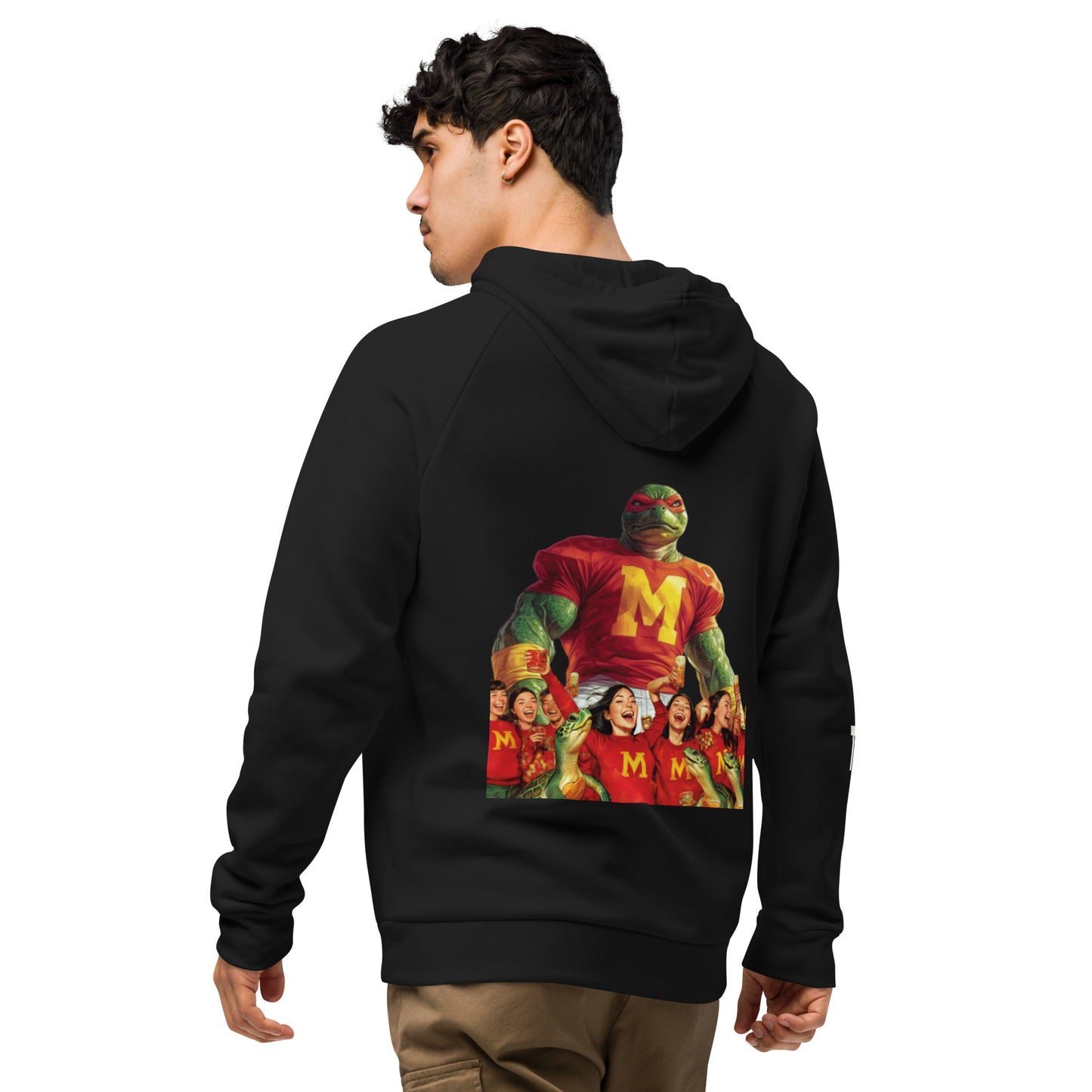 Wears The Art X Under Armour® Forever Testudo hoodie
