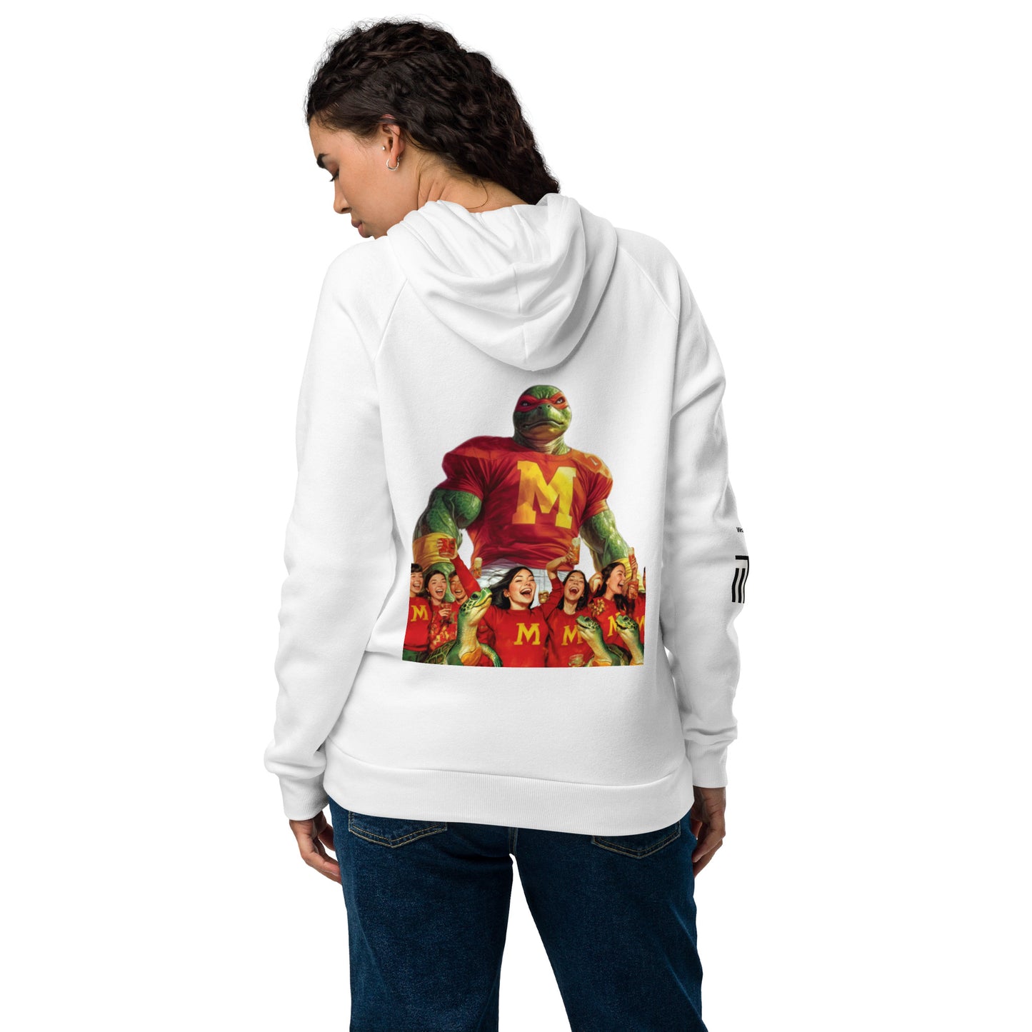 Wears The Art X Under Armour® Forever Testudo hoodie