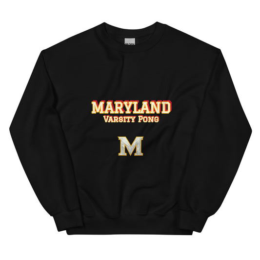 University of Maryland Varsity Pong Team Unisex Sweatshirt