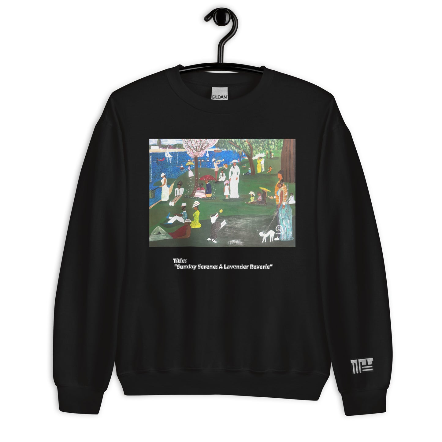 Sunday Serene: A Lavender Reverie Unisex Sweatshirt