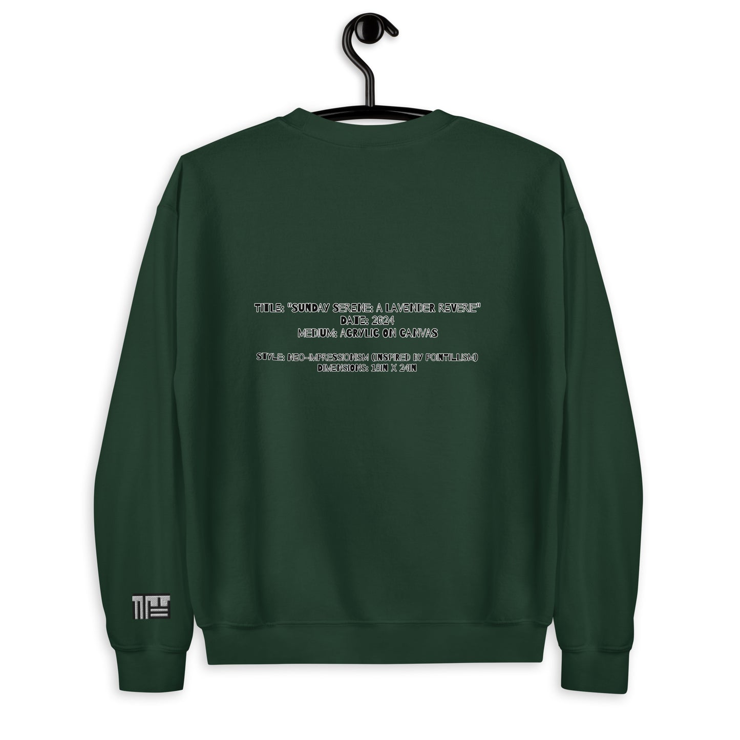 Sunday Serene: A Lavender Reverie Unisex Sweatshirt