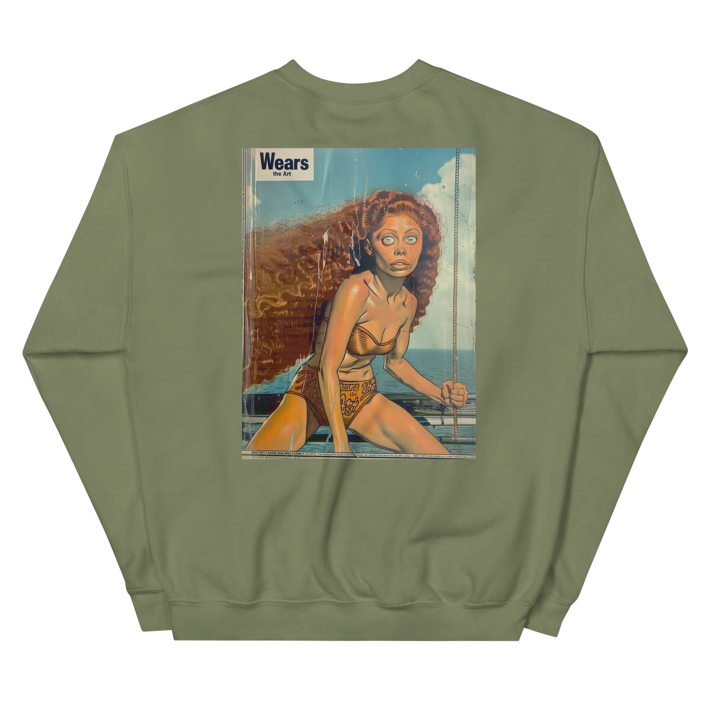 "Nautical Woman" Unisex Sweatshirt