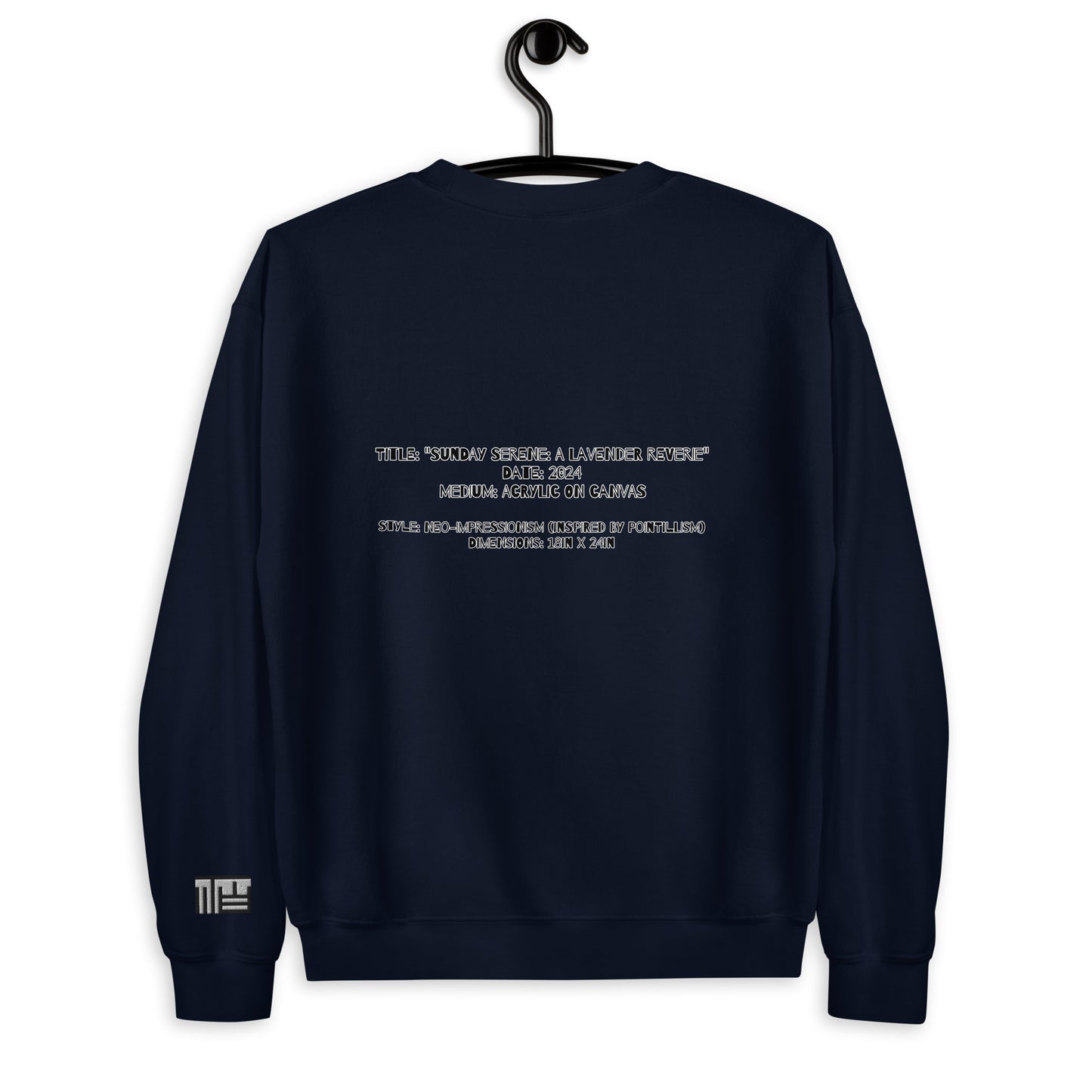 Sunday Serene: A Lavender Reverie Unisex Sweatshirt