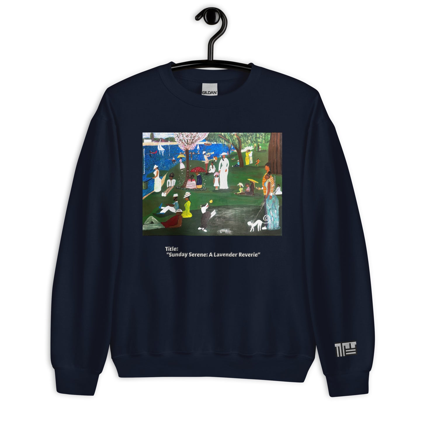 Sunday Serene: A Lavender Reverie Unisex Sweatshirt
