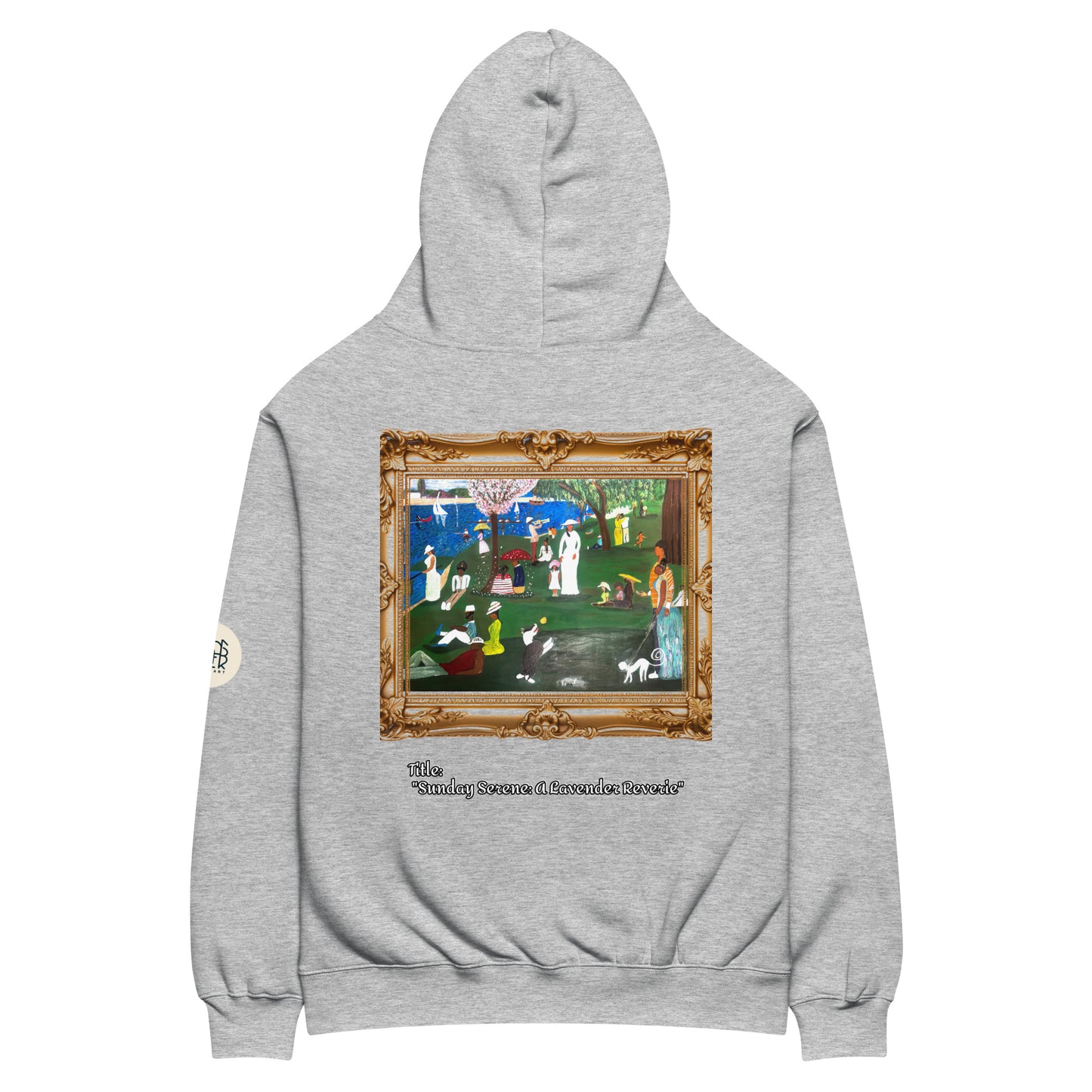 Sunday Serene: A Lavender Reverie Unisex oversized hoodie