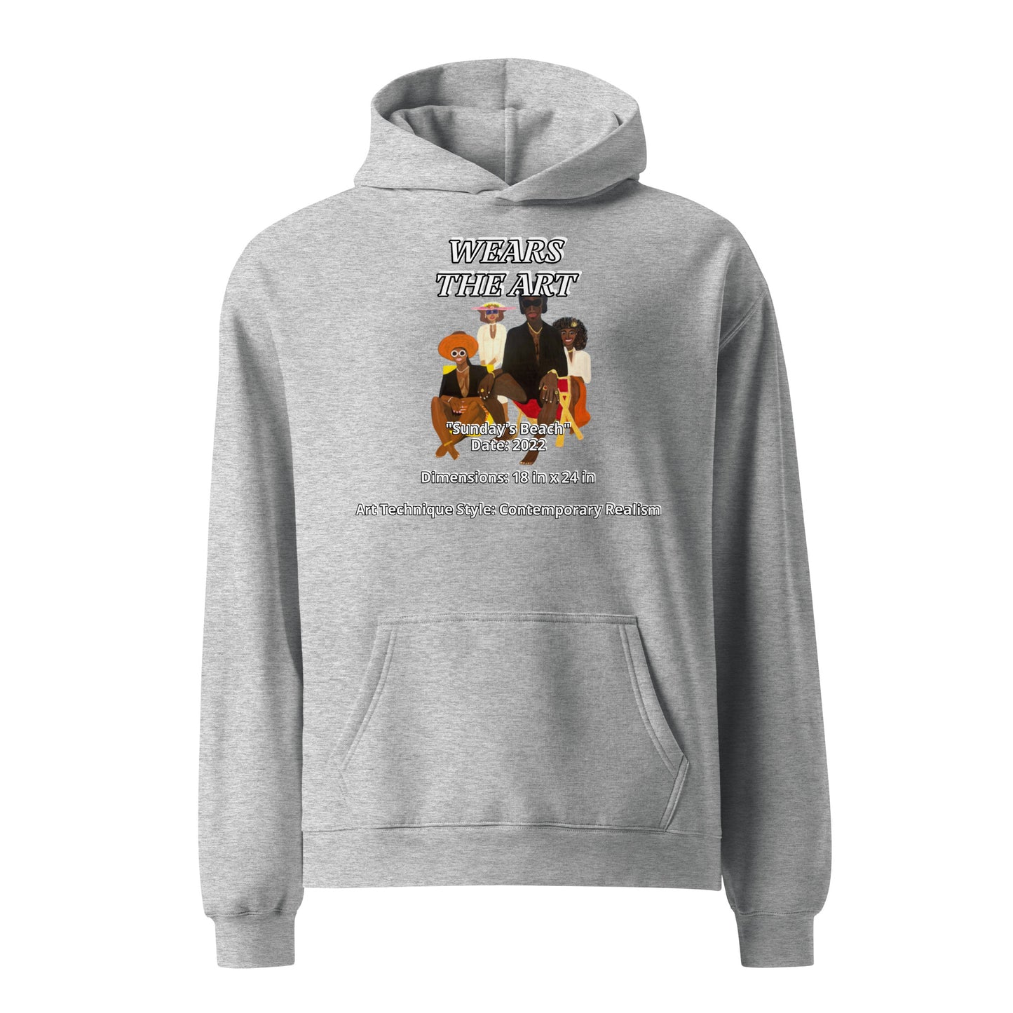 Sunday's Beach Unisex oversized hoodie