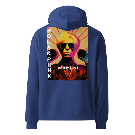 "Solarpunk Warhol" Unisex oversized hoodie