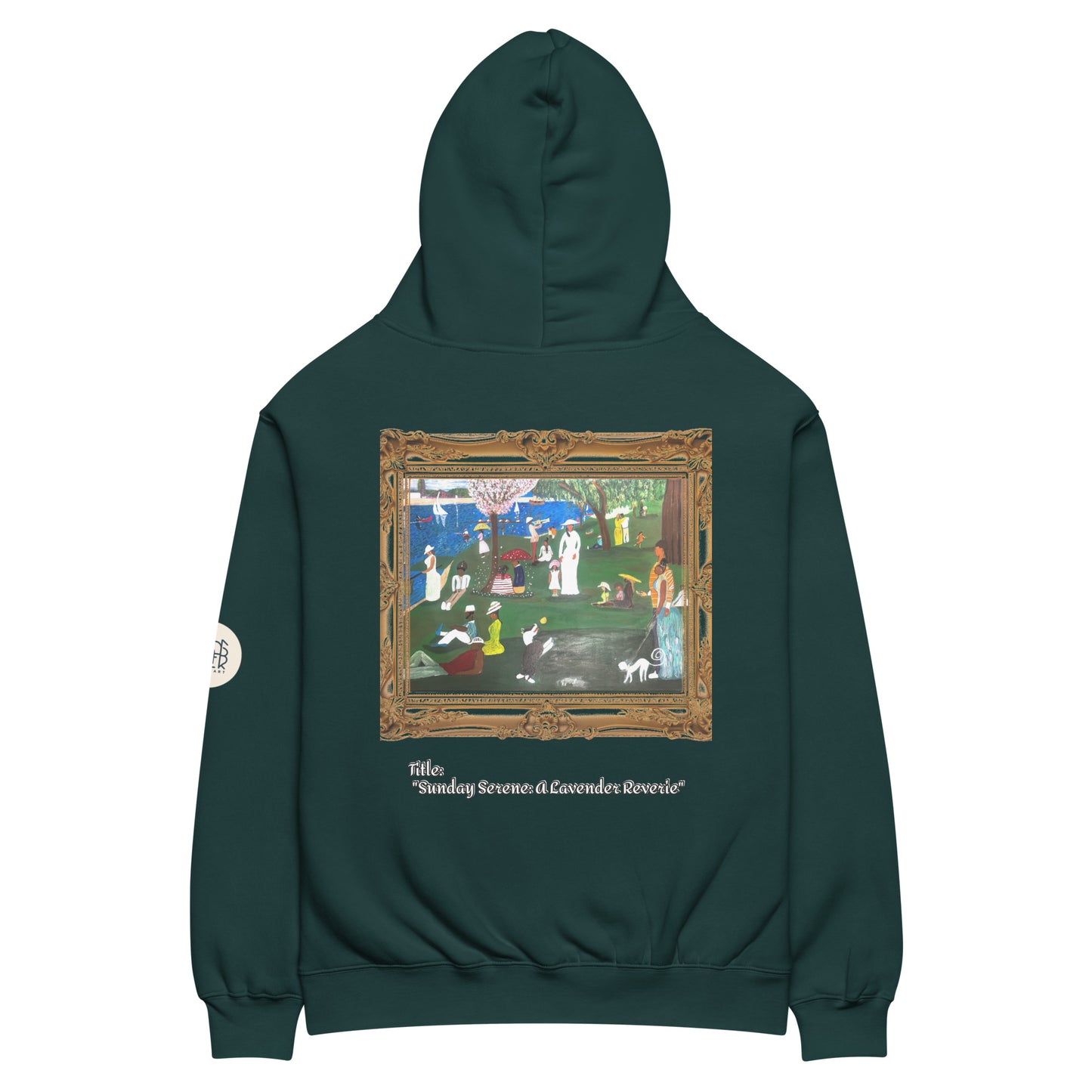Sunday Serene: A Lavender Reverie Unisex oversized hoodie