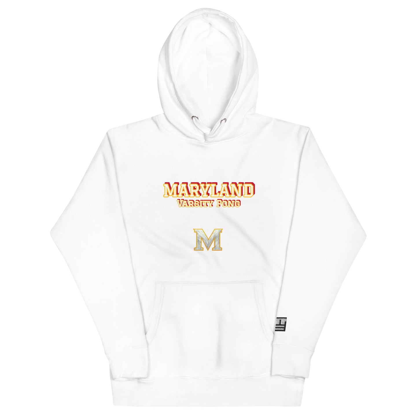 University of Maryland Varsity Pong Team Unisex Hoodie