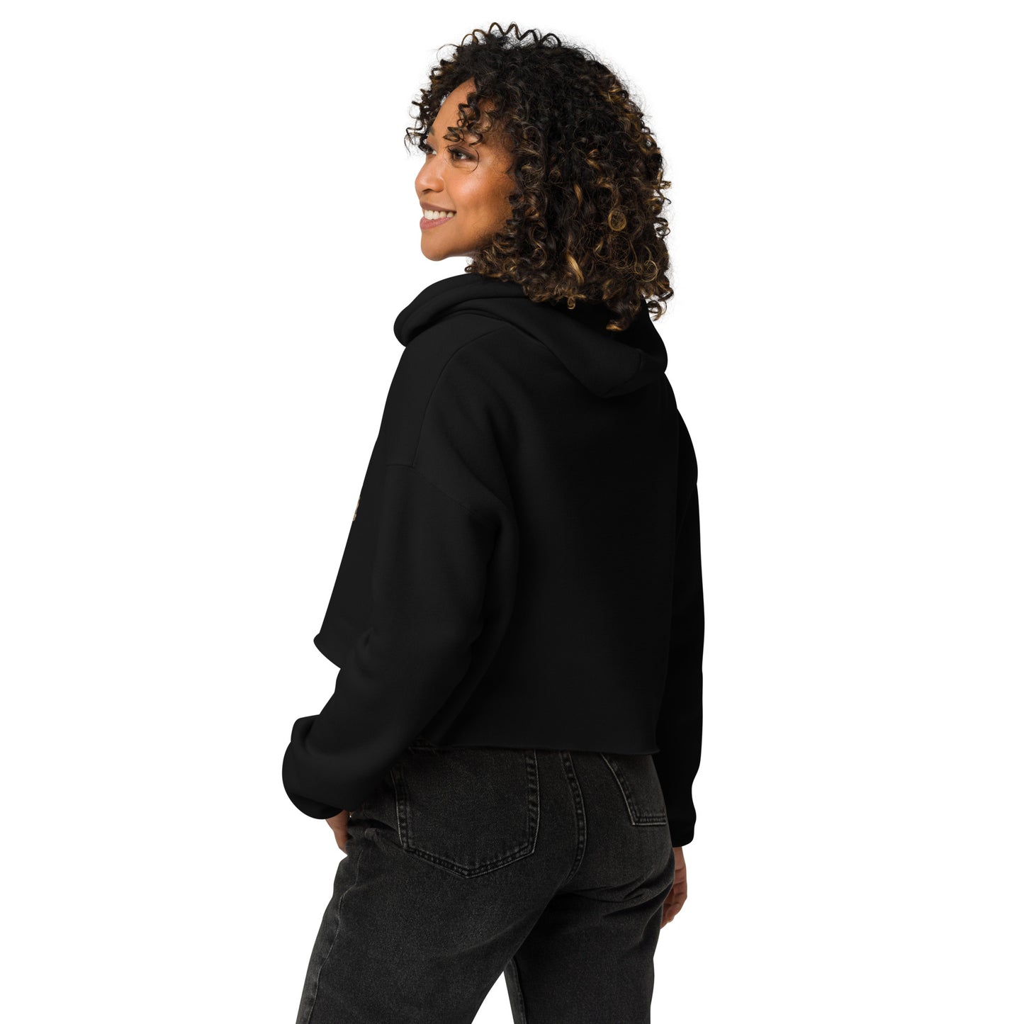 "Porticoes of Bologna, Italy" Crop Hoodie