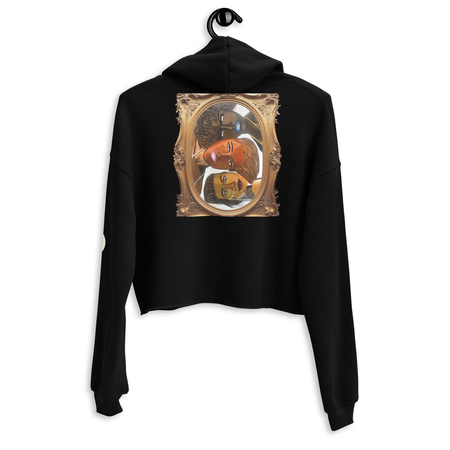 Triptych Crop Hoodie