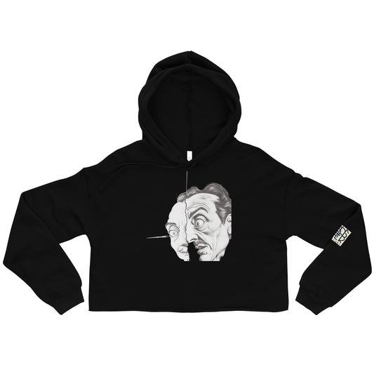 Picasso-Dali Crop Hoodie