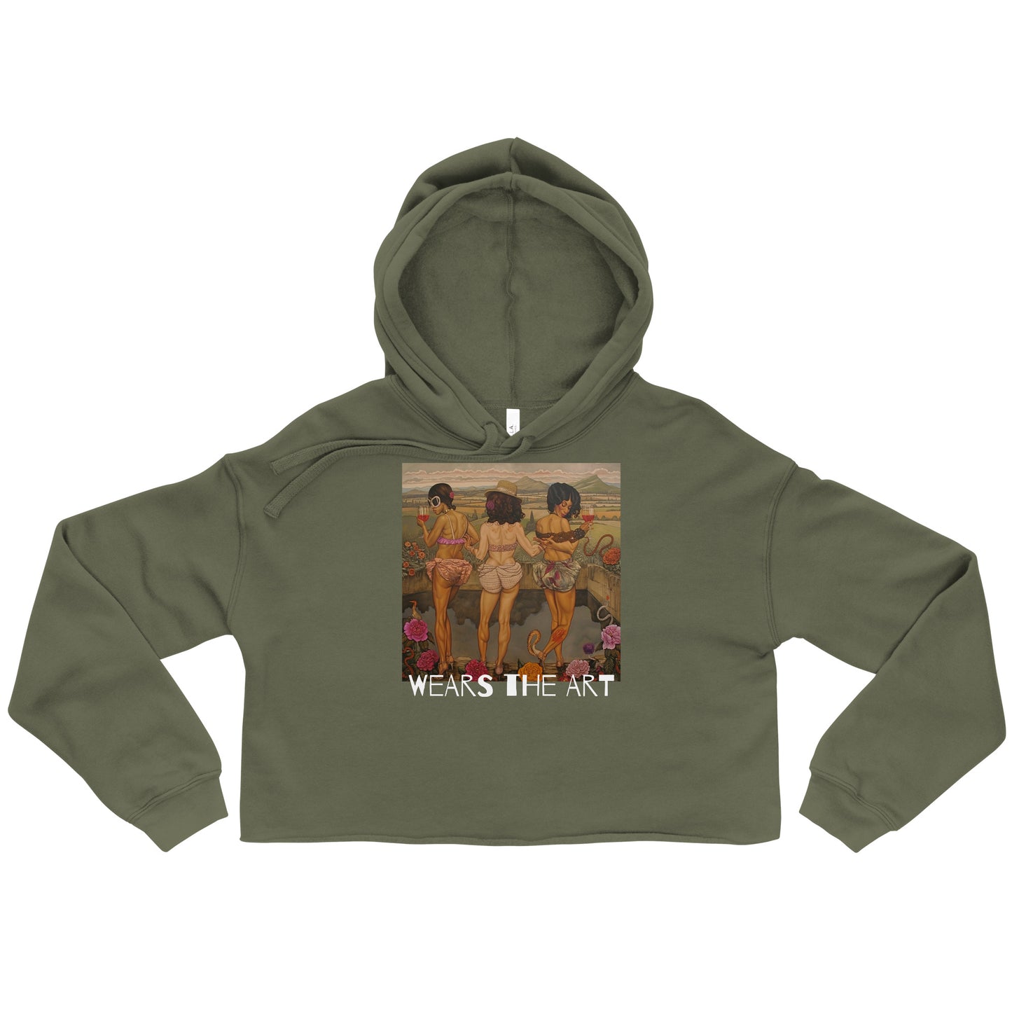 Three Moor Graces Series Edition #3 Crop Hoodie
