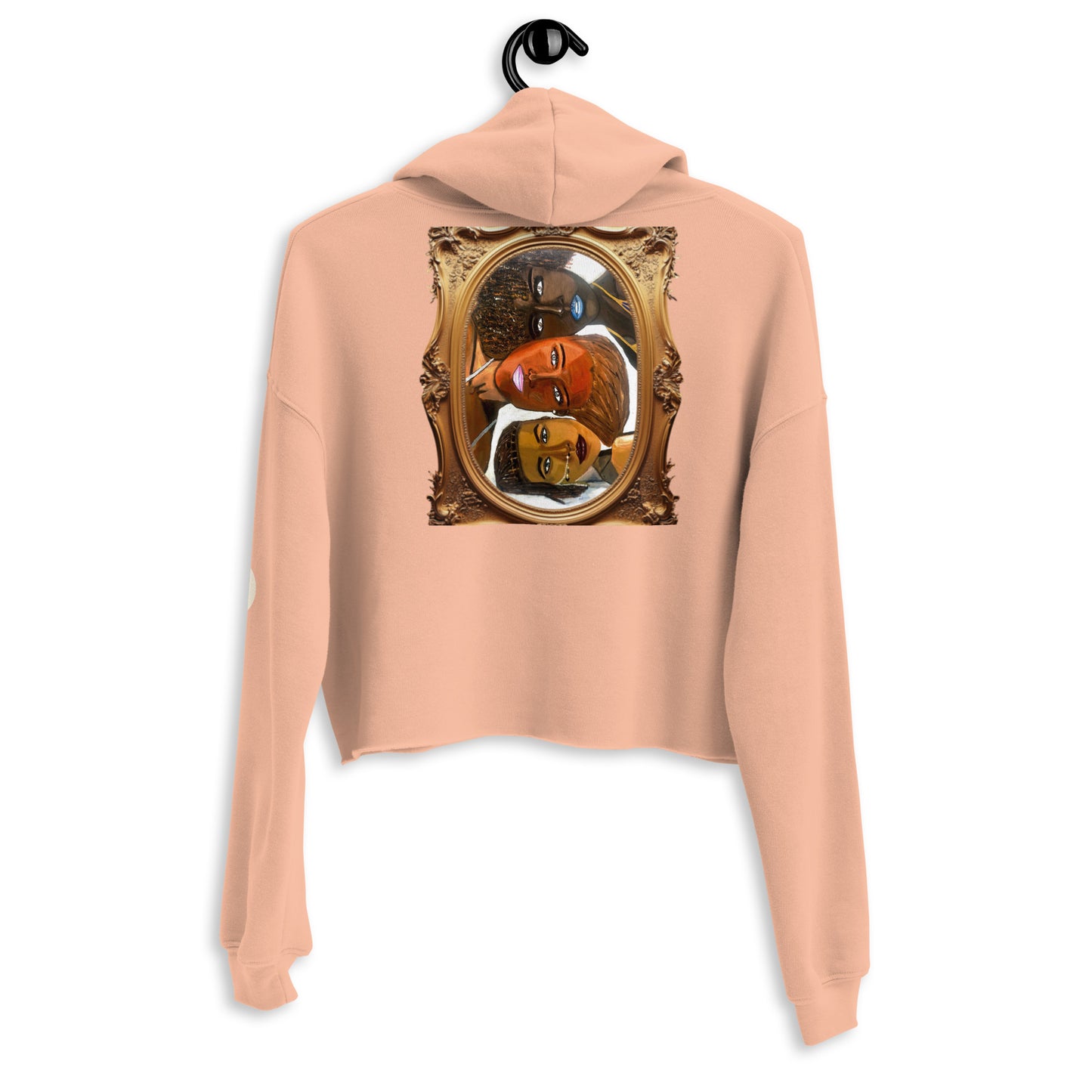 Triptych Crop Hoodie