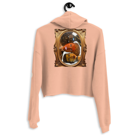 Triptych Crop Hoodie