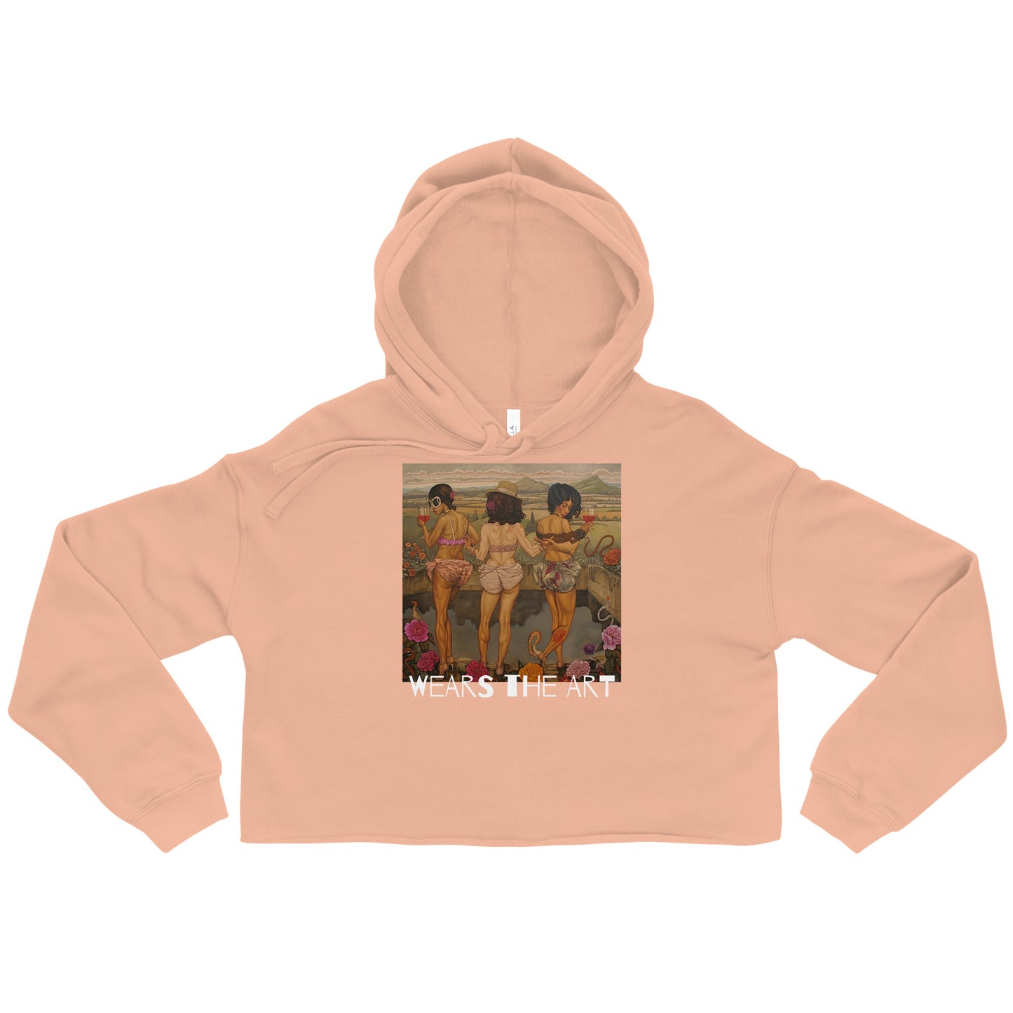 Three Moor Graces Series Edition #3 Crop Hoodie