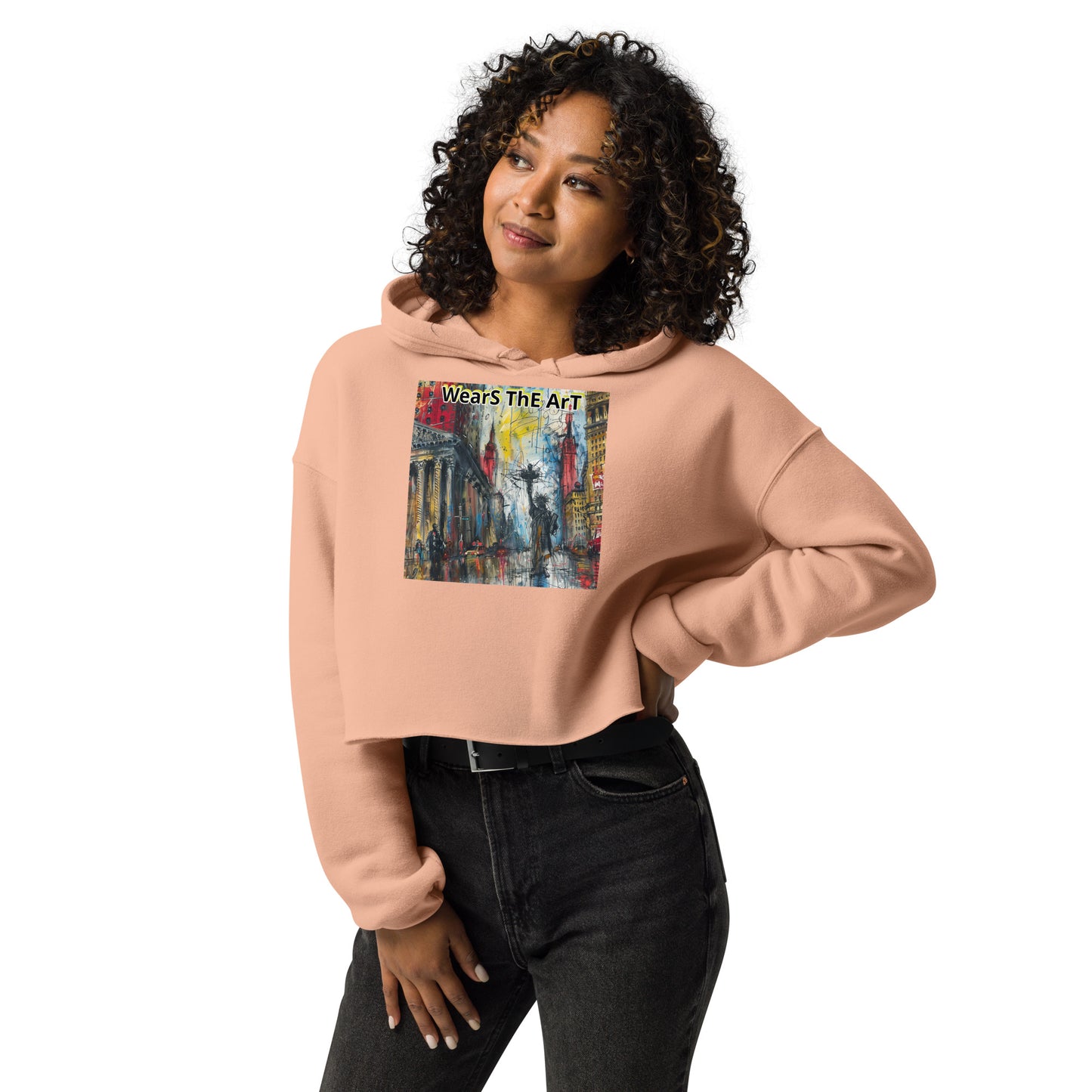 "Libertee" Crop Hoodie