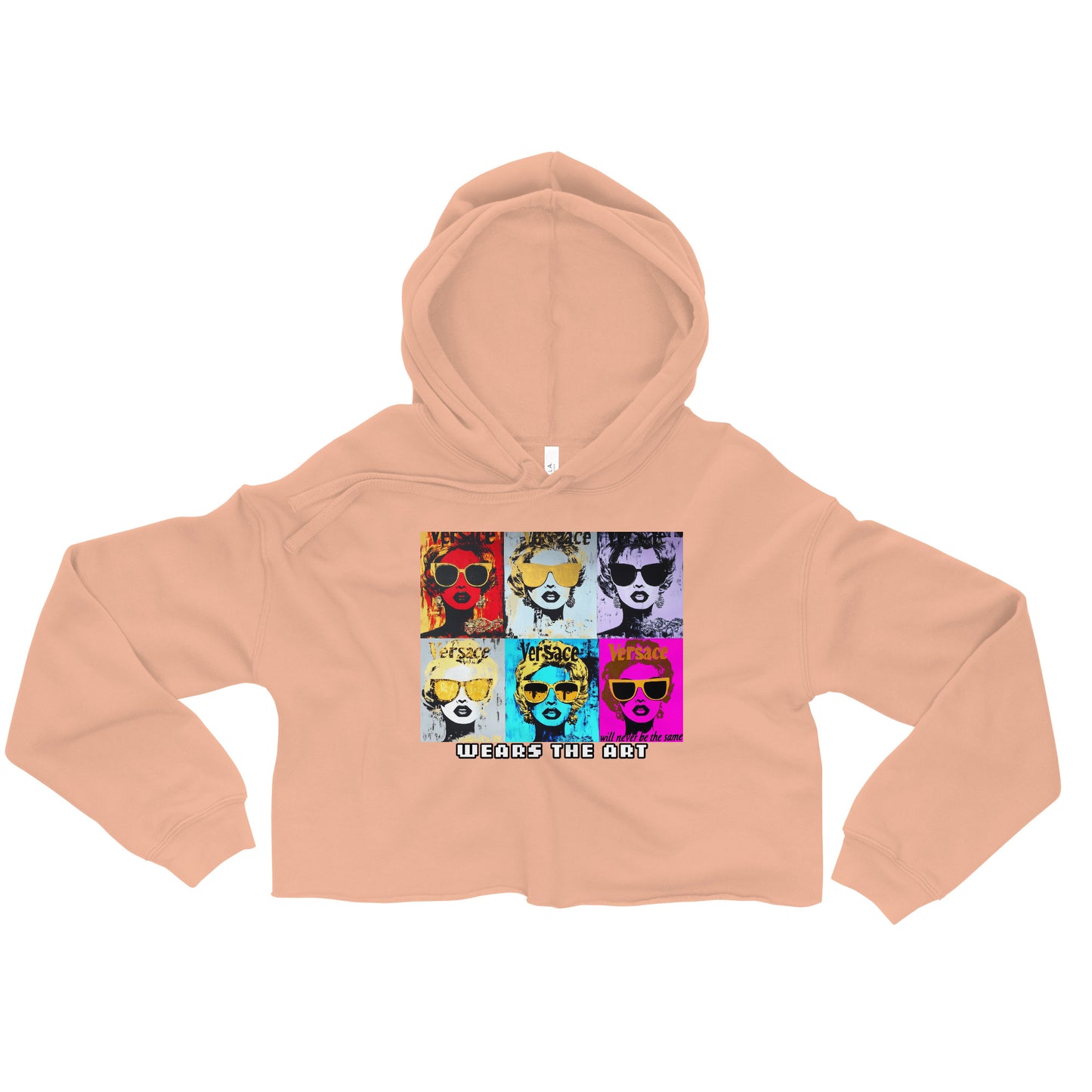 "Versace will never be the same" Crop Hoodie